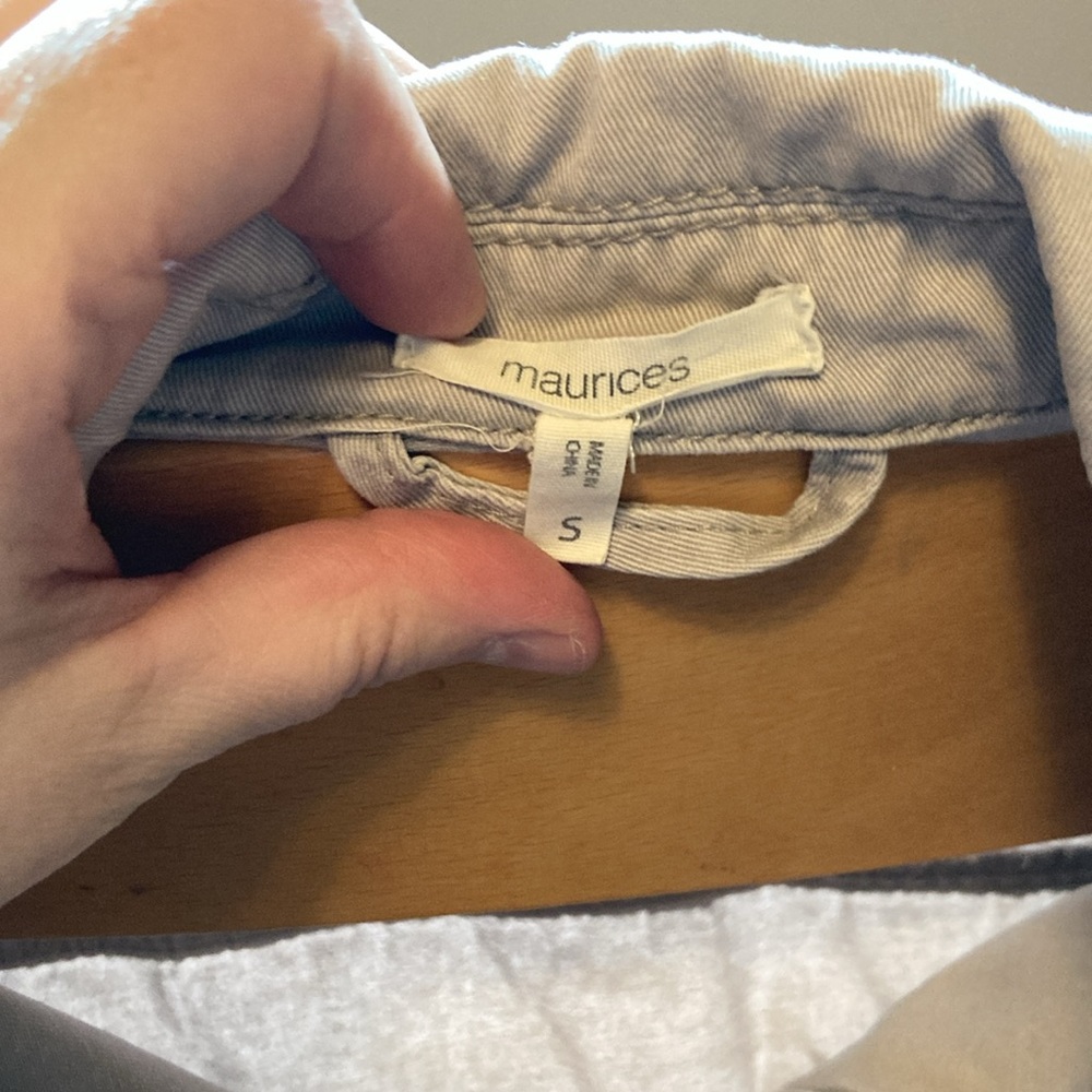 Maurices Khaki Light Cotton
Button-Up Jacket - Picture 2 of 6